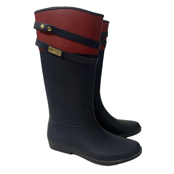 Tommy Hilfiger TW Coree Rain Boots Size 9 - Picture 1 of 9
